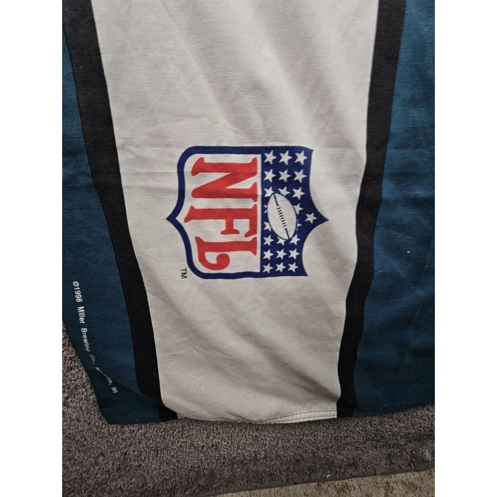 Vintage Miller Lite‎ Time Beer Jaguars NFL Flag 60x31 1998 Vanguard Visual RARE